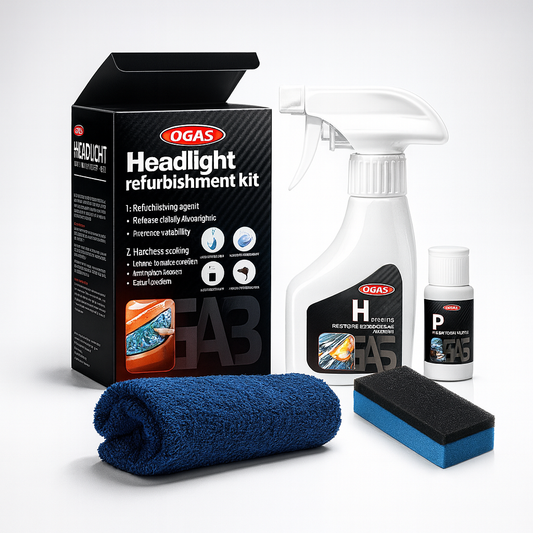 OptiClear™ – Kit rénovateur de phares voiture (180ml)